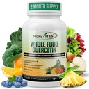 MoxyVites Quercetina con Bromelain 500mg Suplemento - Complejo Bioactivo Phytosome, Alimento completo puro orgánico Apoyo Estacional, Antioxidante, Absorción 20X " Bioavailability-120 Caps