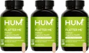 HUM Flatter Me Digestive Enzymes for Women ' Men, Digestive Health Bloating Suplemento con Ginger & Peppermint Leaf, Fast Acting Anti Bloat Pills Multi Enzyme for Debloating, Vegan,180 cápsulas
