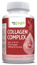 Complejo de Collagen ENP, Tipo I, II, III, V y X, derivado de fuentes no veganas, Confort Conjunto, Flexibilidad y Fuerza de Bone, 90ct, 30 Day Supply