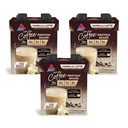 Atkins Iced Coffee Vanilla Latte Protein Shake, 15g Protein, Low Glycemic, 4g Net Carb, 1g Sugar, Keto Friendly, 12 paquetes de 11 fl Oz