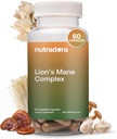 Lions Mane Suplemento cápsulas con Reishi Extract – 2000mg Lions Mane Mushroom Fuerza con Chaga, Shiitake, " Maitake for Mental Clarity, Memory, " Immune Support, Grown in USA