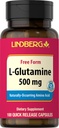 Lindberg L Glutamine Capsules for Women and Men TEN 500mg TENER 100 Píldoras TENIDO SUPLEMENTO DE FORMA GRATUITO