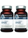 Calidad de vida AHCC Kinoko Platinum 750 mg – Premium Immune Support Supplement - Pack of 2, 60 Count Bottles