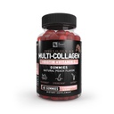 Multi Collagen Peptide Gummies (1, 2, 3, 5 " 10) + Vitamina C + Biotina + Ácido Hialurónico Soporta el cabello sano, la piel y las uñas  durable Non-GMO y Gluten-Free TEN Natural Peach Flavor TEN 60 Gummies