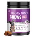 Tratamiento de la UTI de perros Suplemento de arándano para perros 200 Chews Urinary Tract Medicine Pills Control de vejiga Pills Apoyo para el riñón Arándanos Extraer bits Puppy UTI Infección Treats Incontinence Remedy for Dogs