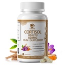 Suplementos de 10 en-1 Cortisol con Magnesio, Ashwagandha, Chamomile, L-Theanine, Phosphatidylserine, St. John's Wort, Astragalus, Vitamina C & D3, para Mujeres Hombres, 120 cápsulas Vegan durante 2 meses, No GMO