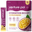 Venture Pal Sugar Free Electrolyte Powder Packets - Liquid Daily IV Drink Mix for Rapid Hydration " Party Recovery TEN 5 Vitaminas " 7 Electrolytes permanentes Keto Friendly ← Non-GMO Silencio Certified Vegan tención 16 Sticks