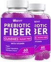 Gummies de fibra prebiótica para adultos - Cero Azúcar Añadido- 8g Suplemento de fibra con Blend digestivo prebiótico para Fulfill, Metabolismo, Gut & Digestivo