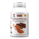 ANDREW LESSMAN Cinnamon 400mg - 60 cápsulas - High Potency, Standardized Extract. Sin aditivos. Cápsulas pequeñas fáciles de absorber