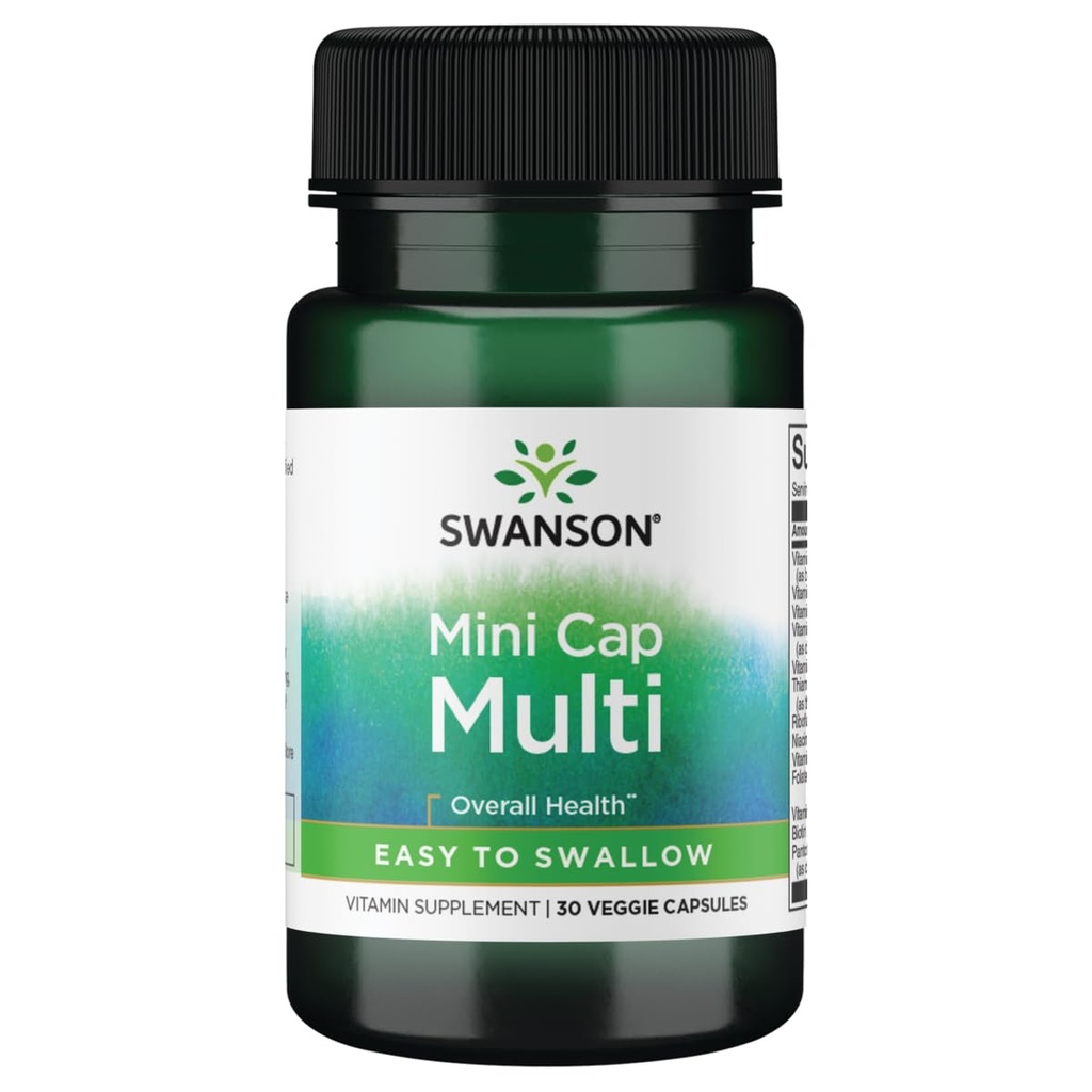 Swanson Daily Multivitamin Sin Minerales 30 Veg Capsules