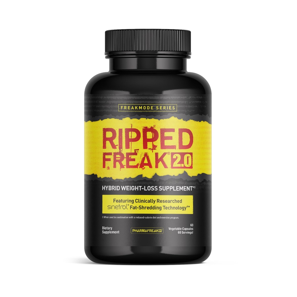 Farmfreak RIPPED FREAK 2.0 - Hybrid Weight-Loss Supplement - USA - 60ct