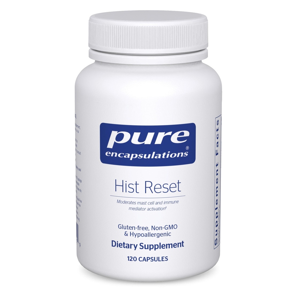 Pure Encapsulations Hist Reset ¦ Support for Nasal and Respiratory Health* tención 120 Capsules