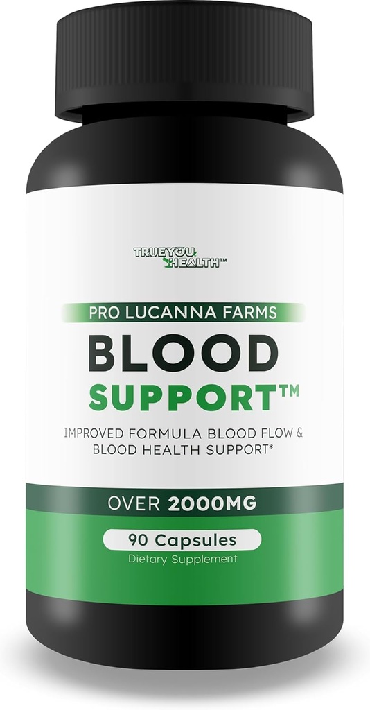 Pro Lucanna Farms Blood Support - Mejorado Fórmula Blood Flow Suplemento " Sugar Health Blood Health Health Health Health Support - Blood Flow Pills - Blood Circulation Supplement - Glucose Support Suplemento Blood Pills