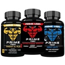 Prime Labs Prime Testosterone Booster + Night Duty Sleep Suplemento + Tongkat Ali Plus (60 Cuenta cada uno)
