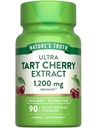 La verdad de la naturaleza Tart Cherry Extract Capsules Silencio 1200 mg Silencioso 90 Conde ← No GMO &amp; Gluten Suplemento gratuito