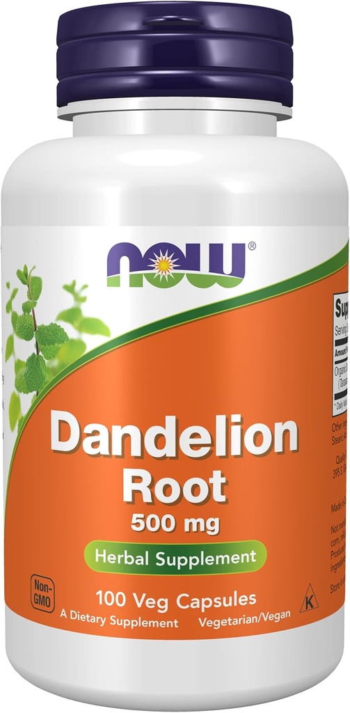 AHORA Alimentos Dandelion Root 500 mg Caps, 2 pk