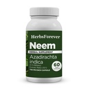 Herbsforever Neem Capsules Azadirachta Indica Skin Suplemento 60 Vege Capsules