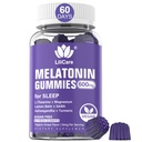 Melatonin Gummies 10mg 20mg para adultos, Extra Strength con L-Theanine, Ashwagandha, Magnesium, Turmeric, GABA, Lemon Balm and Chamomile for Supports Health Circadian Rhythm, Vegan Grape Flavor