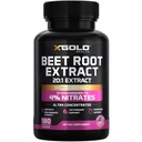 Extracto de la hoja de remolacha - 12000mg 20x Concentrated Beet Capsules Suplemento w/Black Pepper - High Nitrates - Natural Nitric Oxide Booster - Altamente concentrado & biodisponible - Hecho en EE.UU. -180 cápsulas