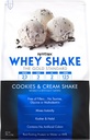 Sintrax Nutrition Whey Shake, Cold Filtrado " Undenatured Whey Protein Powder Blend, Cookies " Cream Shake, 2 libras, Real Cookie Pieces