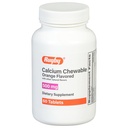 Rugby 500mg Calcium Chewable Tablets - Suplemento dietético - Orange Flavored - 60 Cuenta (1 Pack)
