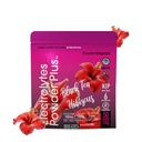 PowderVitamin Electrolytes Powder Plus (50 Servings) Black Tea Hibiscus Electrolyte Powder Keto, Sugar Gratis, Rosa Himalayan Salt, 1000mg Potasio, 120mg Calcio,120mg Magnesio, Hidration Powder
