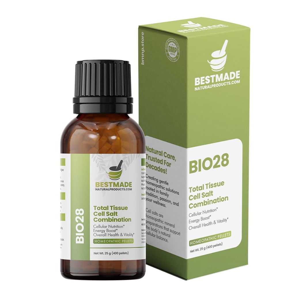 Combinación mineral de tejido total mejorada BIO28 - Ayuda a su cuerpo Absorb y uso de nutrientes, aumenta los niveles de energía, ayuda a mejorar los patrones de sueño, salud general y vitalidad, 350 pellets
