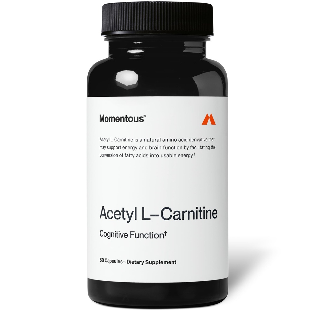Momentous Acetyl-Carnitine - NSF certificado para el deporte - 60 piezas