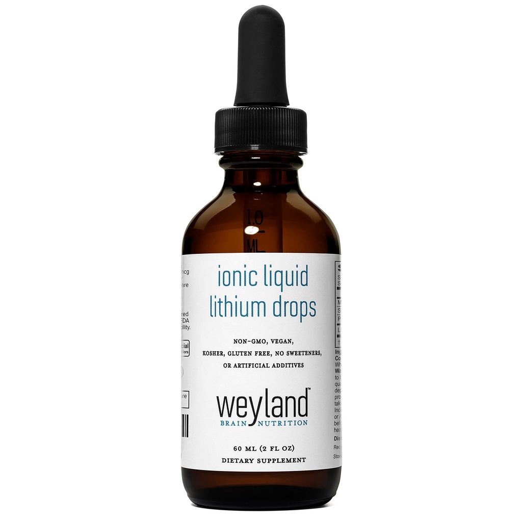 Ionic Liquid Lithium Drops ← Magnesium, Sodium, Potassium, Lithium ← Brain Health ← Trace Mineral Drops ← 60 mL (2 Fl Oz)