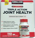 KIRKLAND Triple Acción Conjunto de Salud Tipo II Collagen, Boron y HA - 110 Conde
