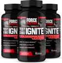 Prueba FACTOR X180 Ignite, Booster Testosterone & Fat Burner para Hombres, suplemento de testosterona para ayudar a construir músculo, aumentar la energía y la vitalidad y el rendimiento, 60 Cuenta (Pack de 3)