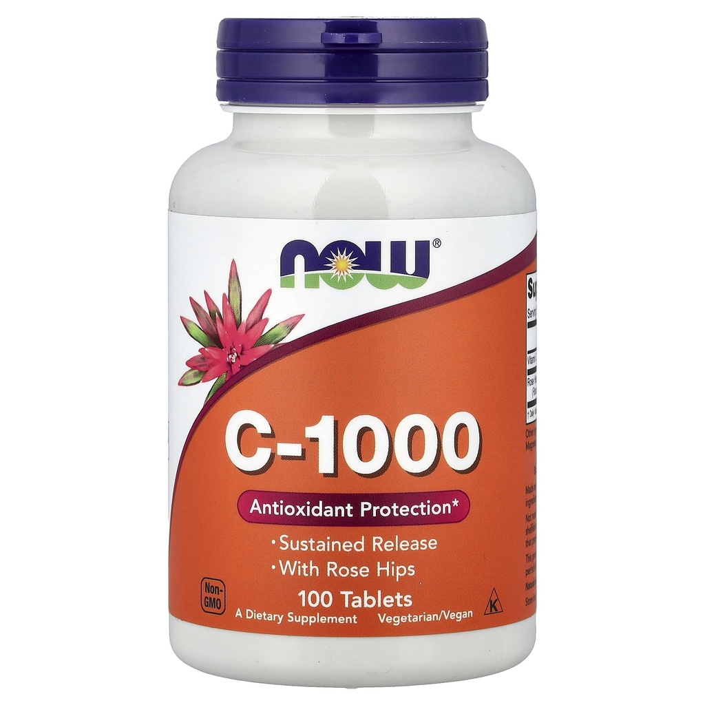 Now Foods Vitamin C-1000 Sustained Release - 100 Tablets