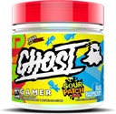 GHOST Gamer: Energy and Focus Support Fórmula - 40 Servimientos, Sour Patch Kids Blue Raspberry - Nootropics " Natural Caffeine for Atención, Precisión " Tiempo de reacción - Vegan, sin gluten