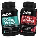Colon &amp; Kidney Cleanse Detox Support Supplement - 15 Day Intestinal Cleanse Pills &amp; Probiotic for Bloating & Daily Bowel Movement Flush - Help Support Kidneys, Bladder & Urinary Tract Health