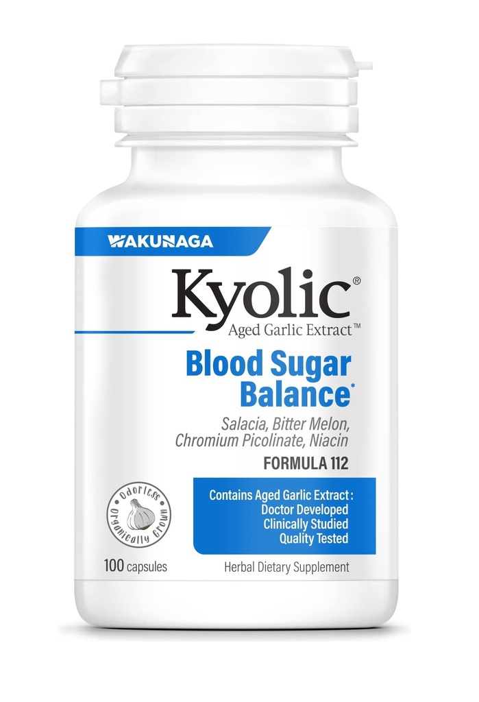 Extracto de ajo envejecido Kyolic Fórmula 112, 100 cápsulas