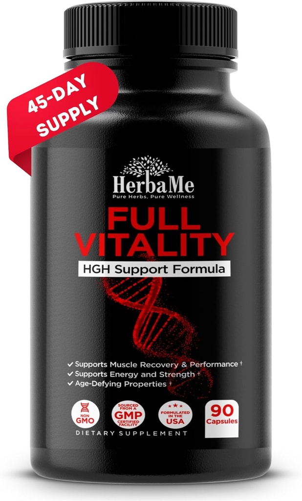 Suplementos HGH para hombres y mujeres, 90 cápsulas - Naturalmente apoya la hormona del crecimiento humano, el edificio del músculo, la fórmula del crecimiento muscular, la recuperación de la recuperación del entrenamiento Aminoácidos Blend con píldoras Colostrum