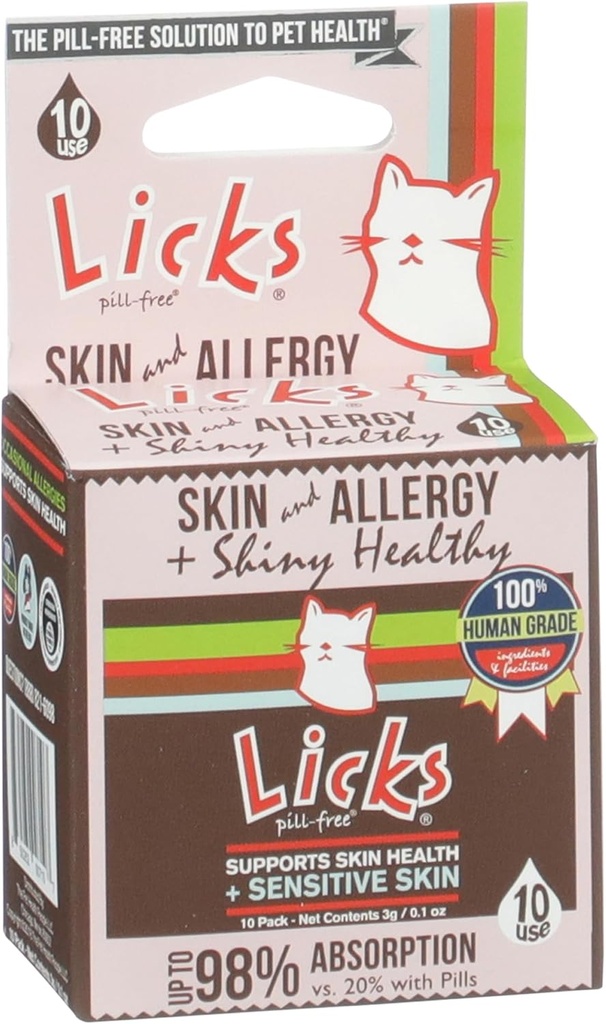Alergia de gatos - Esquí de gato y alergia - LiquiPaks - 10 Uso