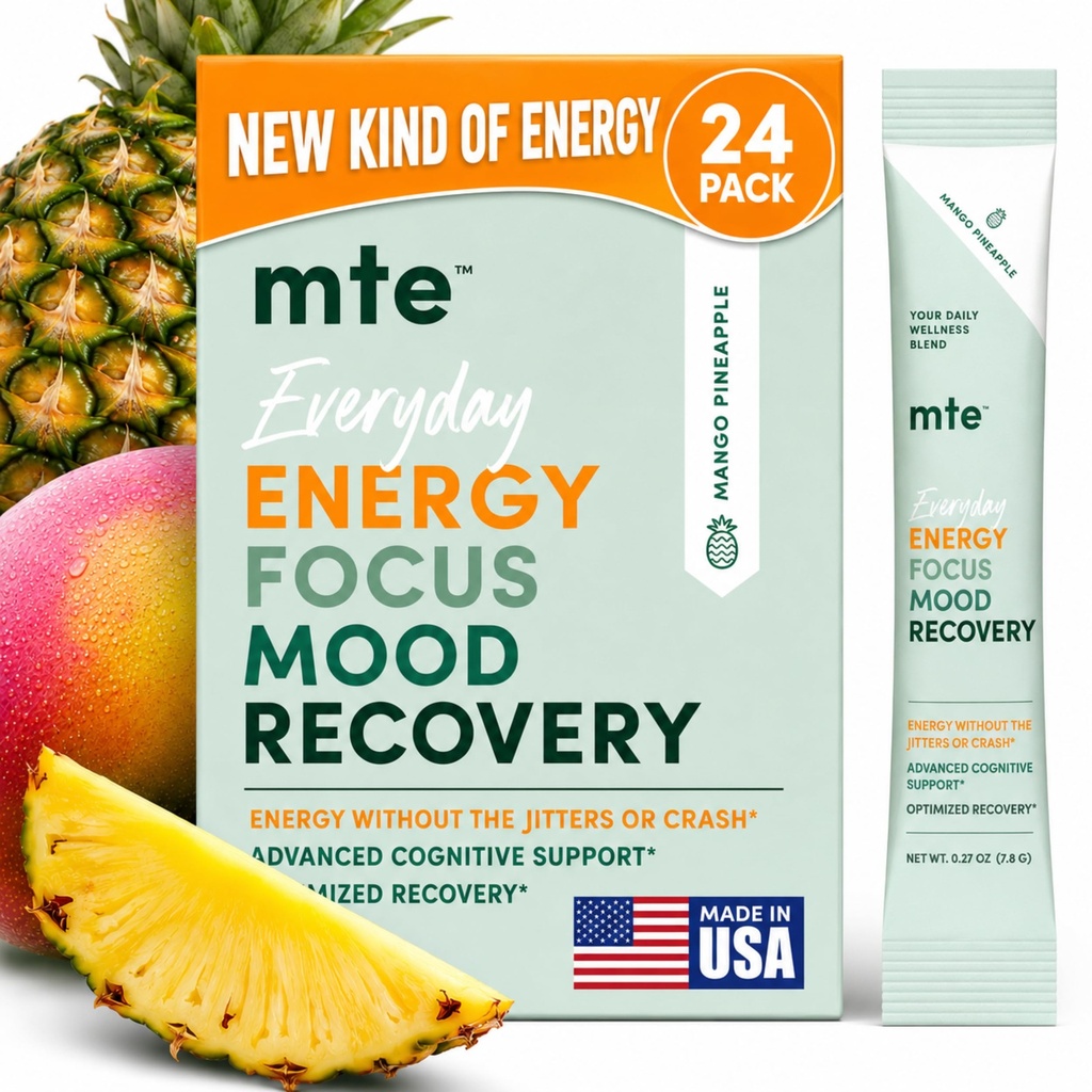 Energy Drink Powder with Paraxanthine 24 Caffeine Free Energy Drink Packets
