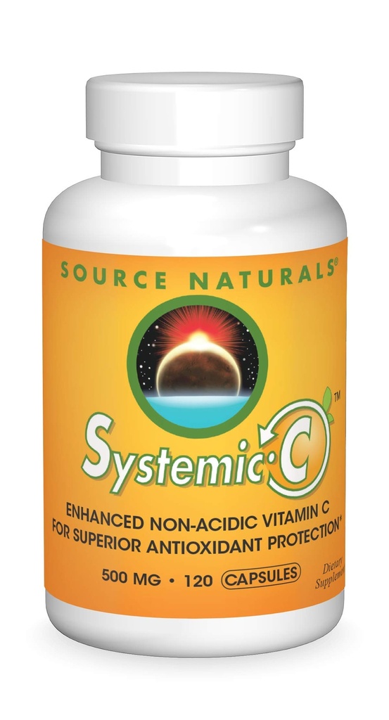 Fuente Natural Sistémico C, 500mg - 120 cápsulas
