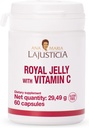 ANA MARIA LAJUSTICIA - Royal Jelly con Vitamina C - 60 cápsulas Dairy y Gluten Free. Vegetariano Amistad. Perfecto para promover la salud vascular.