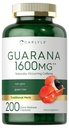 Carlyle Guarana Extracto Cápsulas Silencio 1600mg Silencio 200 Conde Silencio Naturalmente Occurring Caffeine Suplemento No GMO, Gluten Free
