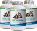 gato UTI Suplemento - CAT Complejo urinario saludable - UTI Solución - Fórmula natural - Anti gato Incontinencia urinaria - 3 Botellas (270 Tablas)