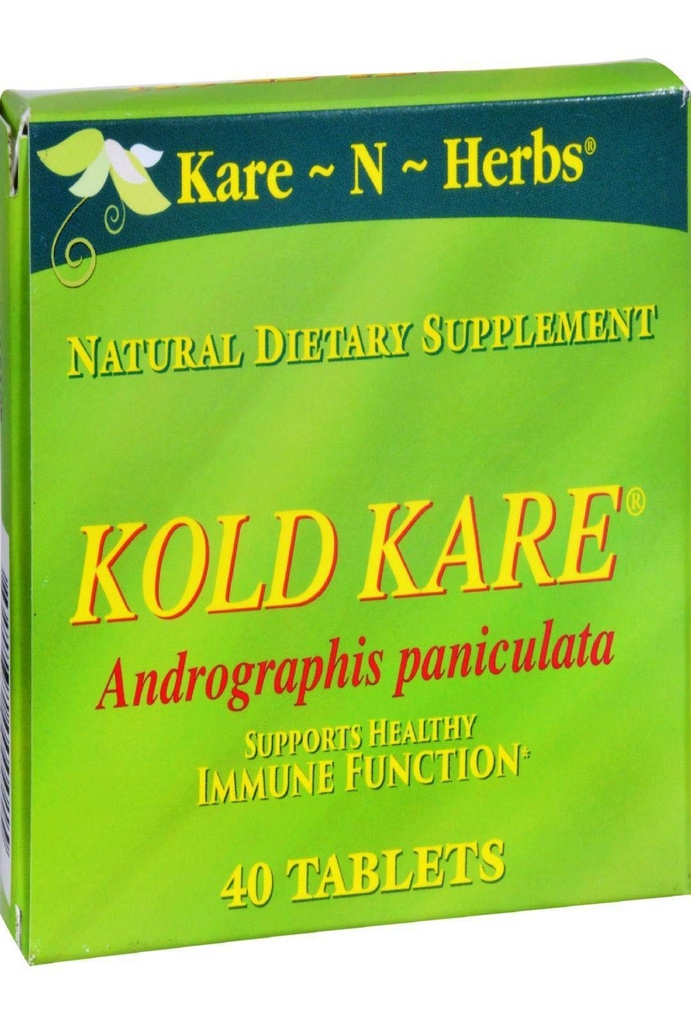 Kold Kare Daily Immune Health Function, 40 Count ← Efectivamente contra los síntomas fríos, sinus, alergia ← No-Habit Forming ← No Side Effects