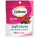 Caltrato Soft Chews 600 Plus D3 Calcio Vitamina D Suplemento, Chocolate Truffle - 60 Cuenta