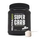 NutraBio Super Carb, Polvo de Carbohidratos con Electrolitos de Dextrin de Cluster, Pólvora de suplemento de carbohidratos avanzados para combustible de entrenamiento, rendimiento y recuperación de músculo, dextrina ciclica, desinflavorado, 30 Sv