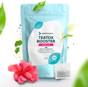 Voom Vaya TeaTox Booster Senna Tea - 14-Day Detox Tea for Bloating Relief, Detox Cleanse, Mood Boost - Hibiscus Flavor