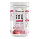 Naturade Total Soy Protein Powder - 13g Protein &amp; 150 Calories por Servings- Non-GMO Soy - 0g Trans Fat - Lactose & Gluten Gratis - Strawberry Creme (13 Servings)