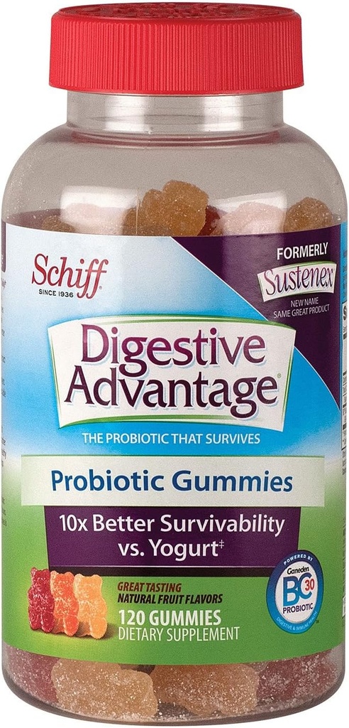 Schiff Digestive Advantage Probiotic Gummies (120 Conteo)
