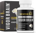 Vigor Brain Premium Suplemento Nootropic – Concentración, Cerebro & Memory Support – Formulado con 40 Unico Nootropic Ingredientes: DMAE, Choline, Phosphatidylserine, Bacopa Monnier " Huperzine A (1)