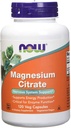 Ahora Alimentos Magnesio Citrato 400 Milligram 120 Veg Capsules (Pack de 2)